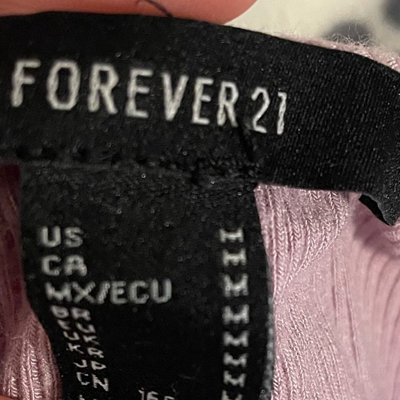 Forever 21 Mauve Ribbed Bodysuit - Picture 5 of 5